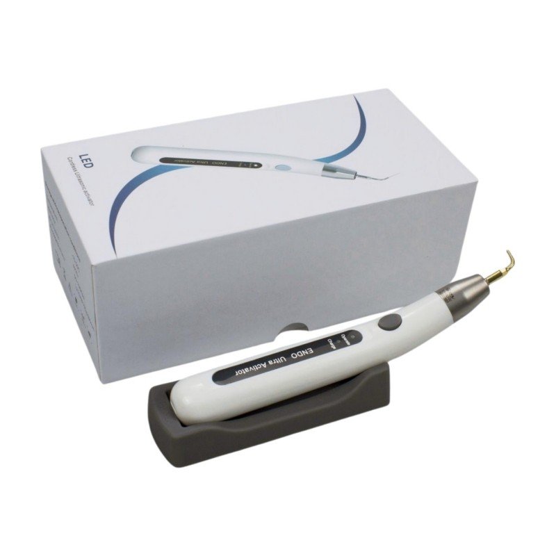 LED Light Dental Root Canal Electric Motor Dental Handpiece with 16:1 Contra Angle Stainless Steel Endo Motor