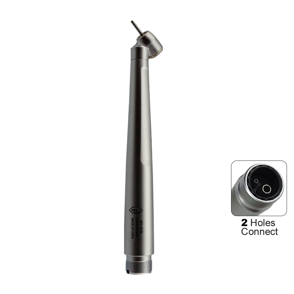 Dental Led Light High Speed Handpiece Standard Head T3 Racer Single Water SprayAir Turbine 45 Degree 2/4Holes Dentists Tools