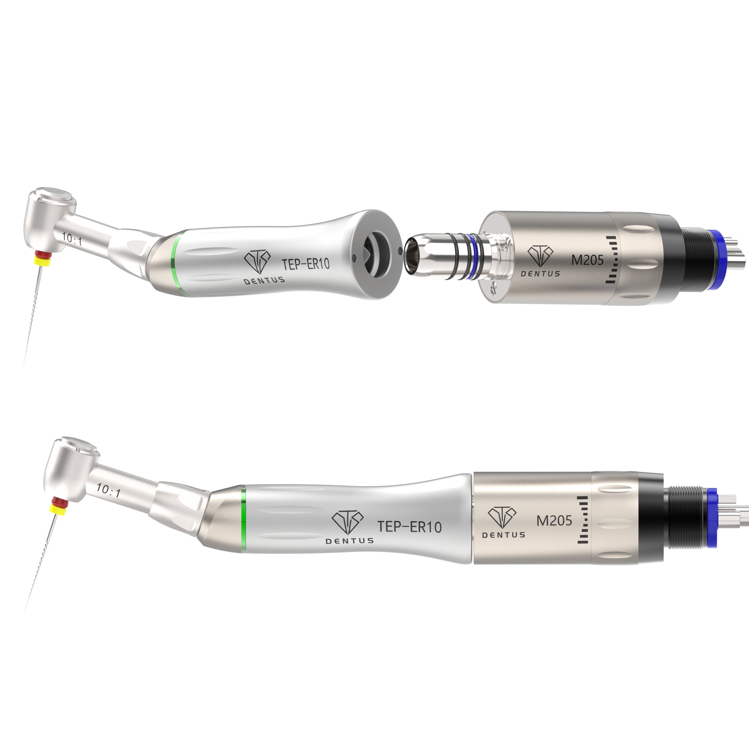 TEP-ER10 Reduction Twist Contra Angle Handpiece Oral Hygiene Equipment Non-optic Handpiece