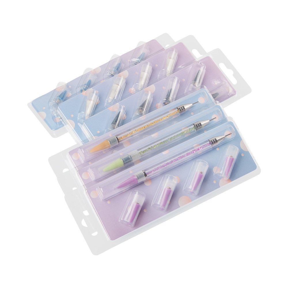 LS Wholesale Nail Rhinestones picker Dotting Pen Crystal pick up tool wax pen Diamond Painting Nail Art pen Supplies