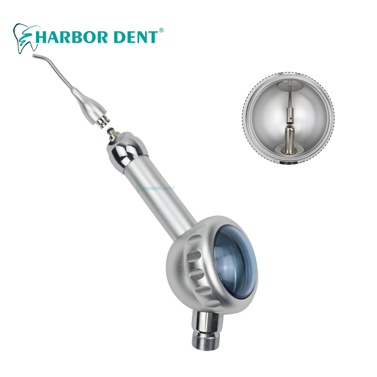 2-hole Dental metal Polisher Abrasion Sandblasting Teeth Polishing Gun Polishing tool