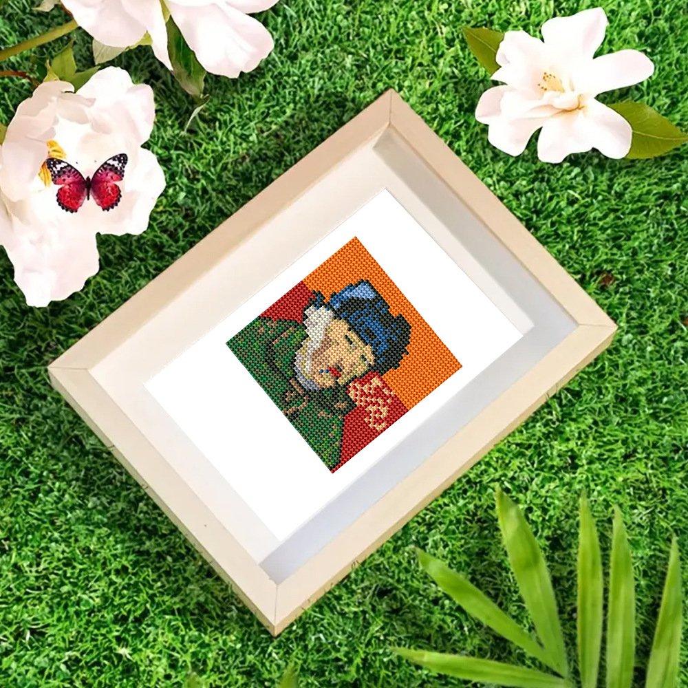 COOLEVE 8 Designs DIY Kids 5D Diamond Painting Kit Modern Mini Picture Art Box Beginner-Friendly Wall Plastic Printed Home Use