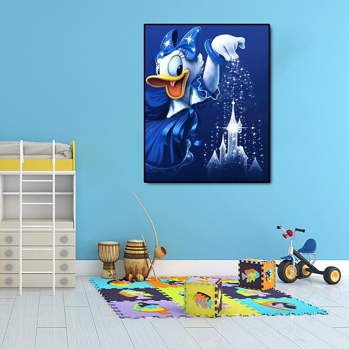 DIY 5D Diamond Painting Kit Full Drill custom cartoon mouse Diamond Art kit for Home Wall Decor wall painting