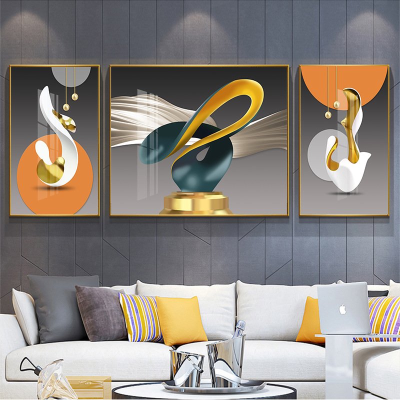 Bedroom Decoration Printing Modern Flowers Paintings Living Room Nordic Sofa Background Wall Room Decor Hotel Supplies Painting