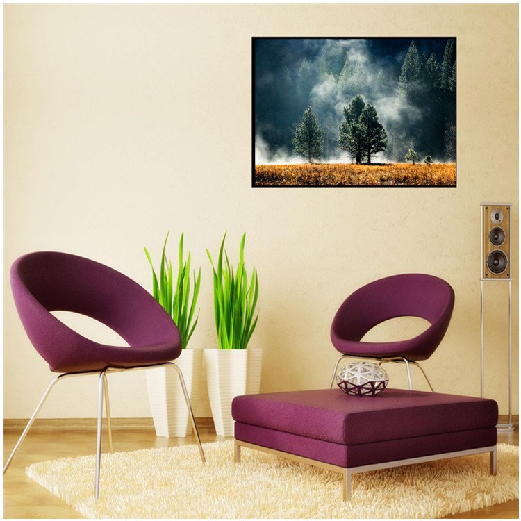 Wholesale 5D diamond painting forest weather handmade art painting full diamond DIY 5D crystal diamond painting