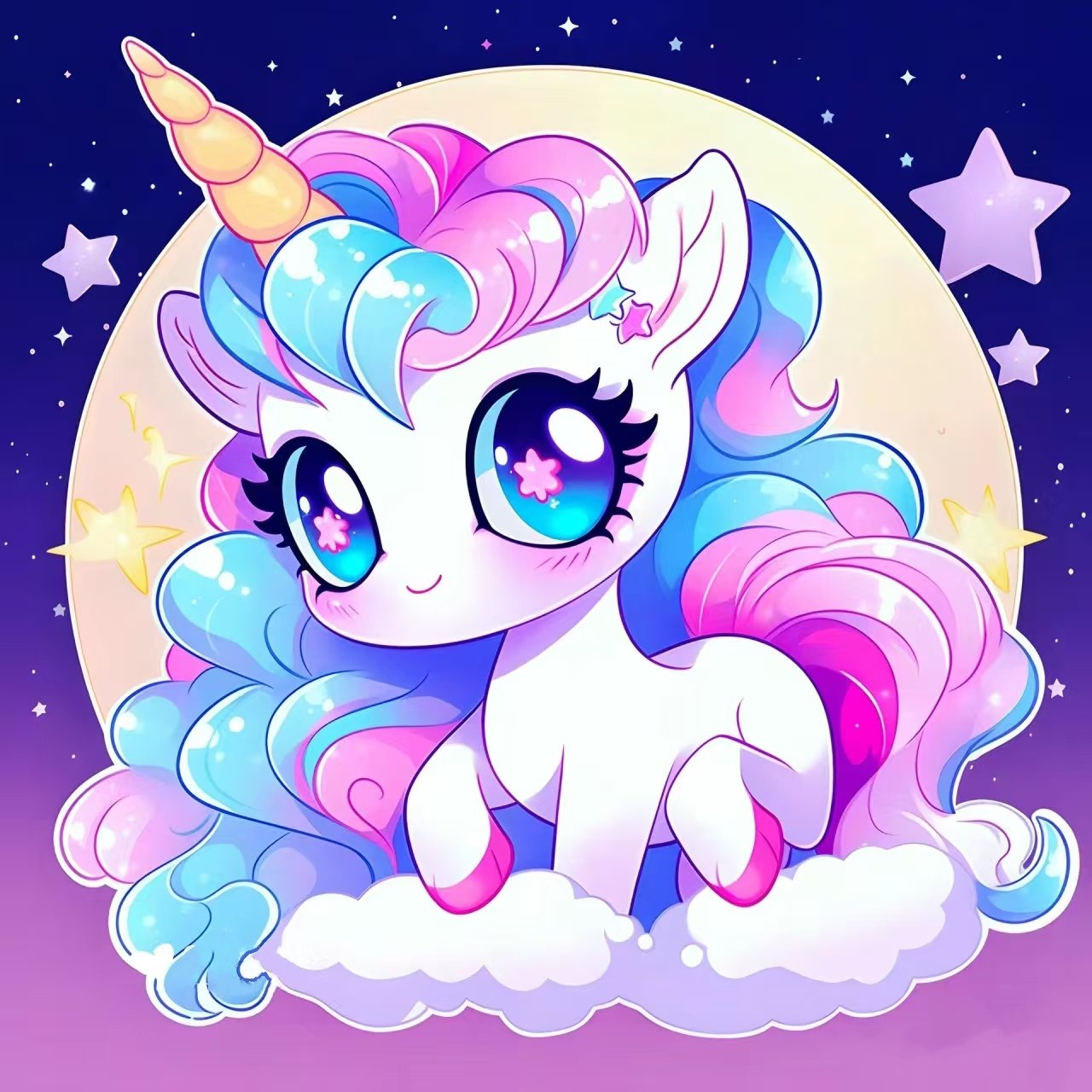 G-92 Cartoon Unicorn Custom Diamond Art DIY Gift Wall Decor Portrait Mosaic Paint DIY 5d Canvas Home Decor Diamond Painting