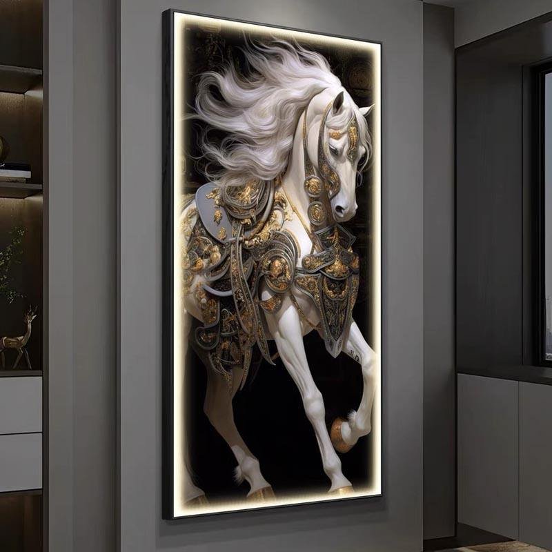 Crystal Porcelain Wall Art Painting 3d Abstract Diamond Painting Animals For living room Decorations