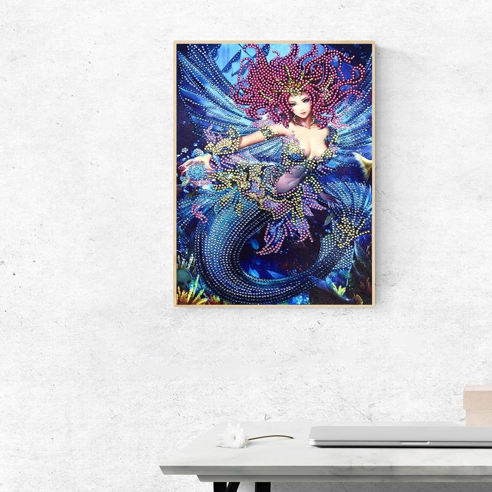 1PC 5D Irregular Shaped Home Decor Diamond Painting 30*40cm Without Frame DIY Daemon Diamond Painting For Wall Decoration