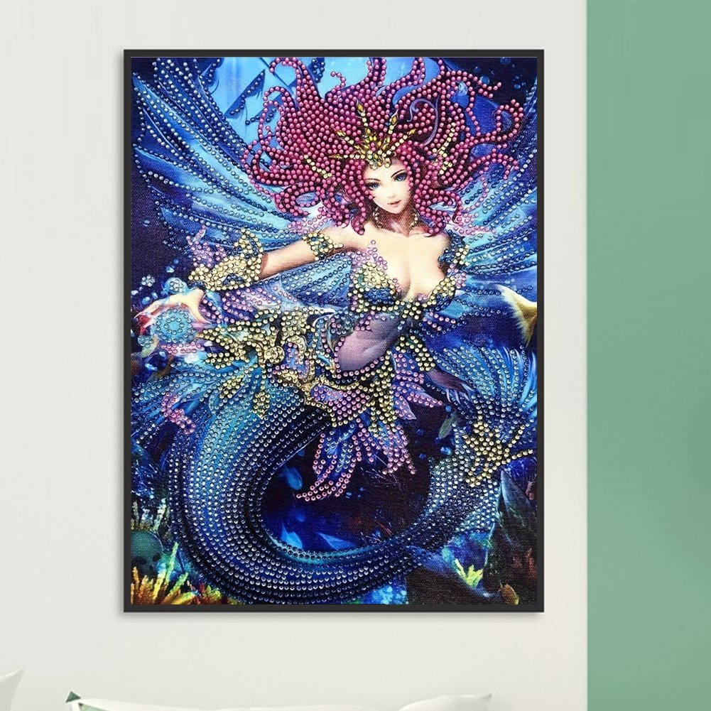 1PC 5D Irregular Shaped Home Decor Diamond Painting 30*40cm Without Frame DIY Daemon Diamond Painting For Wall Decoration