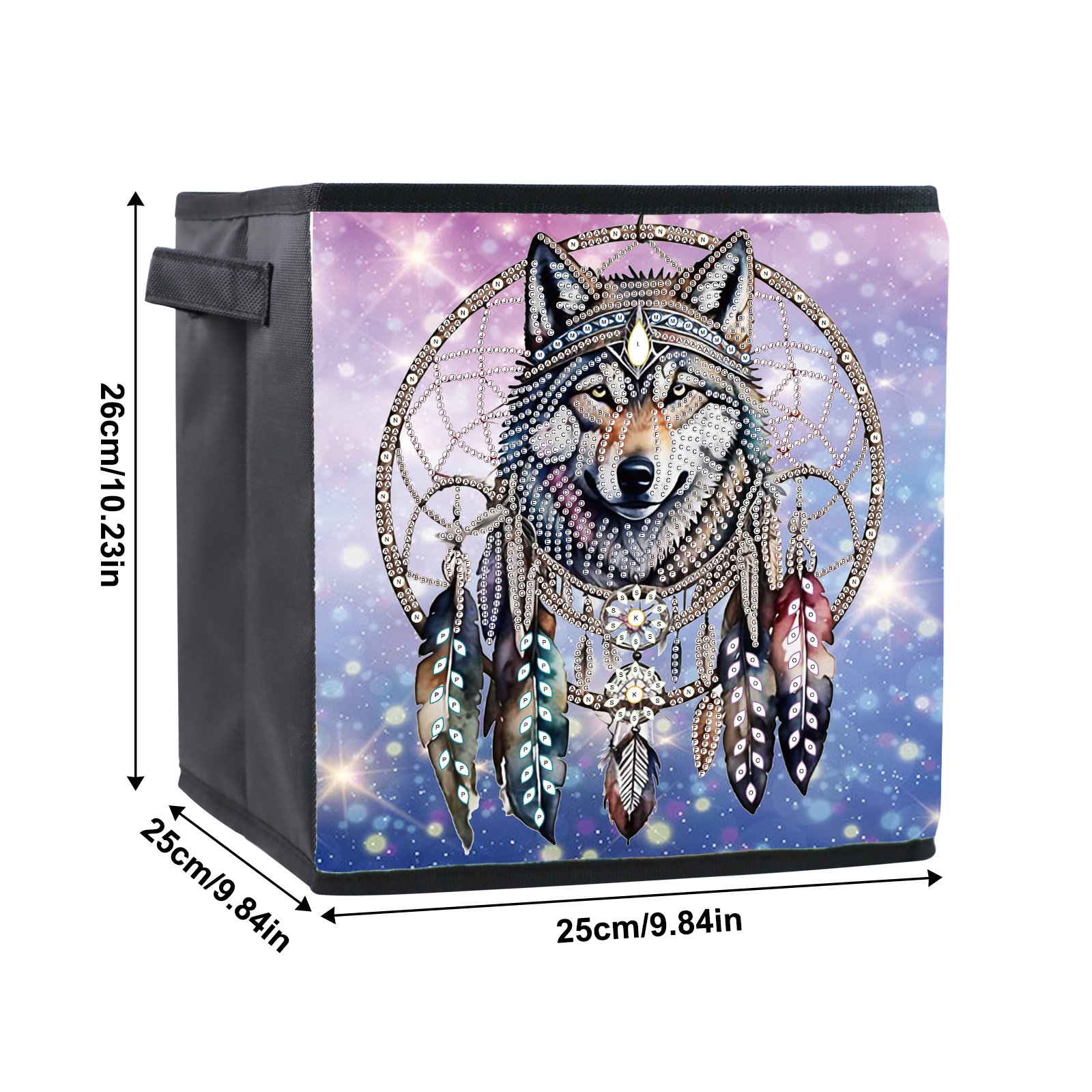 Wolf Dream Catcher Diamond Painting Storage Case DIY Art Table Craft