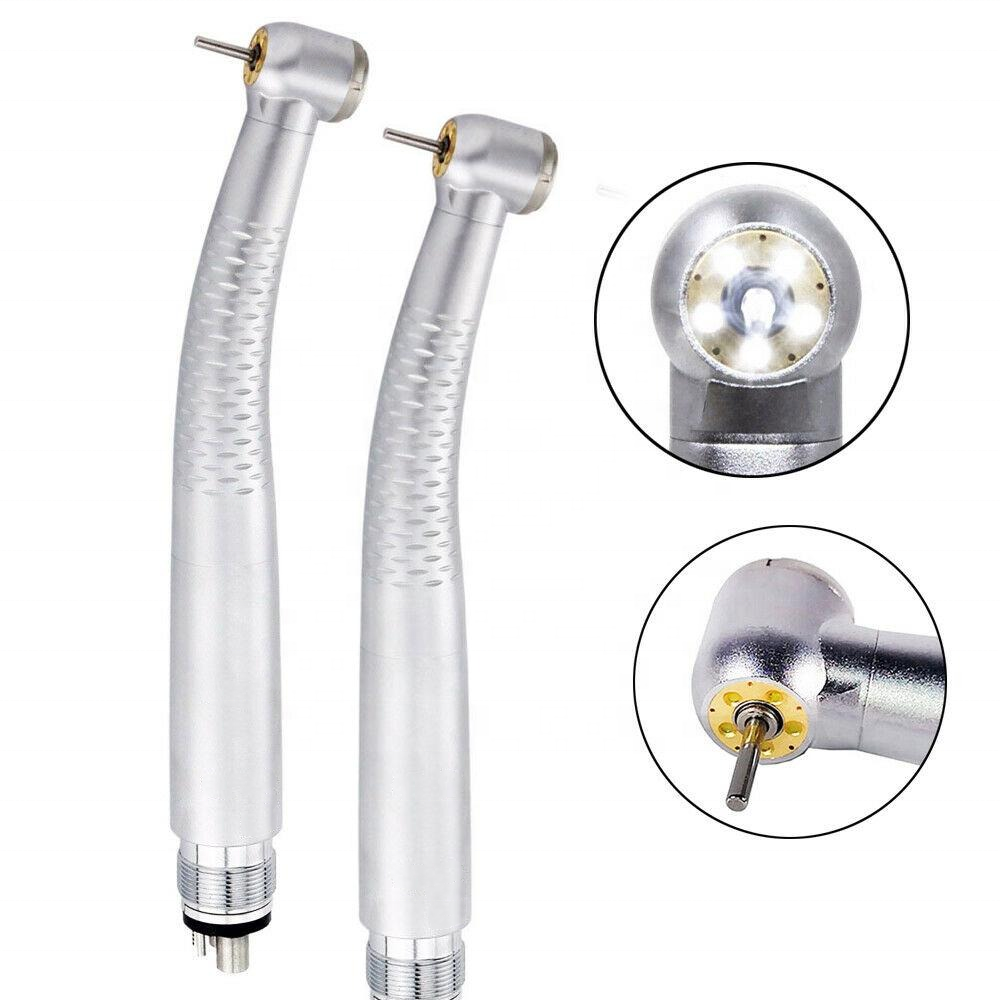 ISO 13485 Apple LED 2 and 4 holes Ceramic Bearing Warranty Dental Air Turbine High Speed Handpiece Price