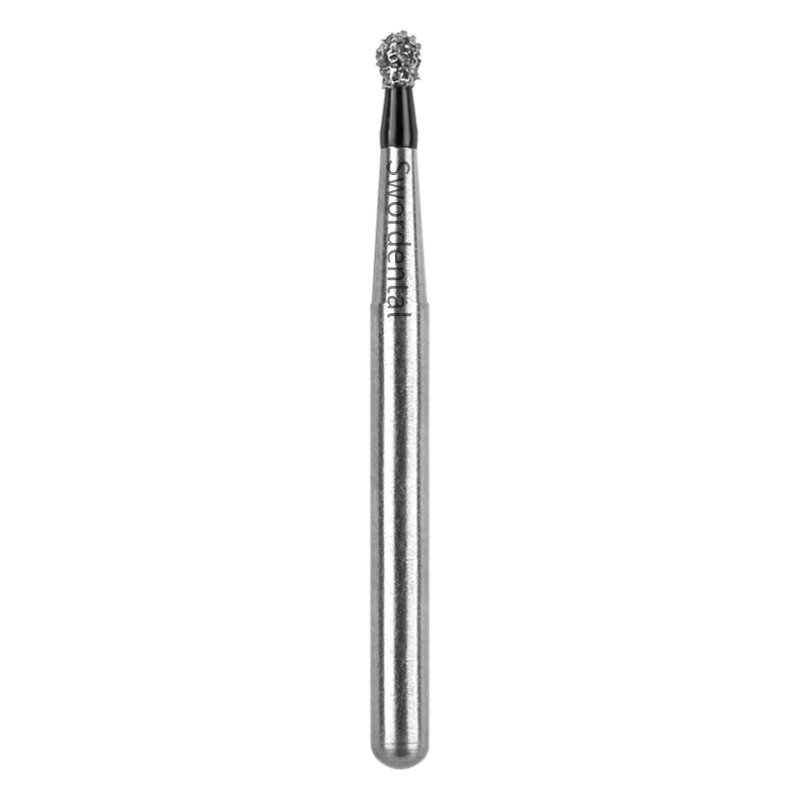 BR Type Dental Diamond Burs Drill Super Coarse Ball Round FG 1.6mm Polishing Teeth For High Speed Handpiece 10pcs/Pack