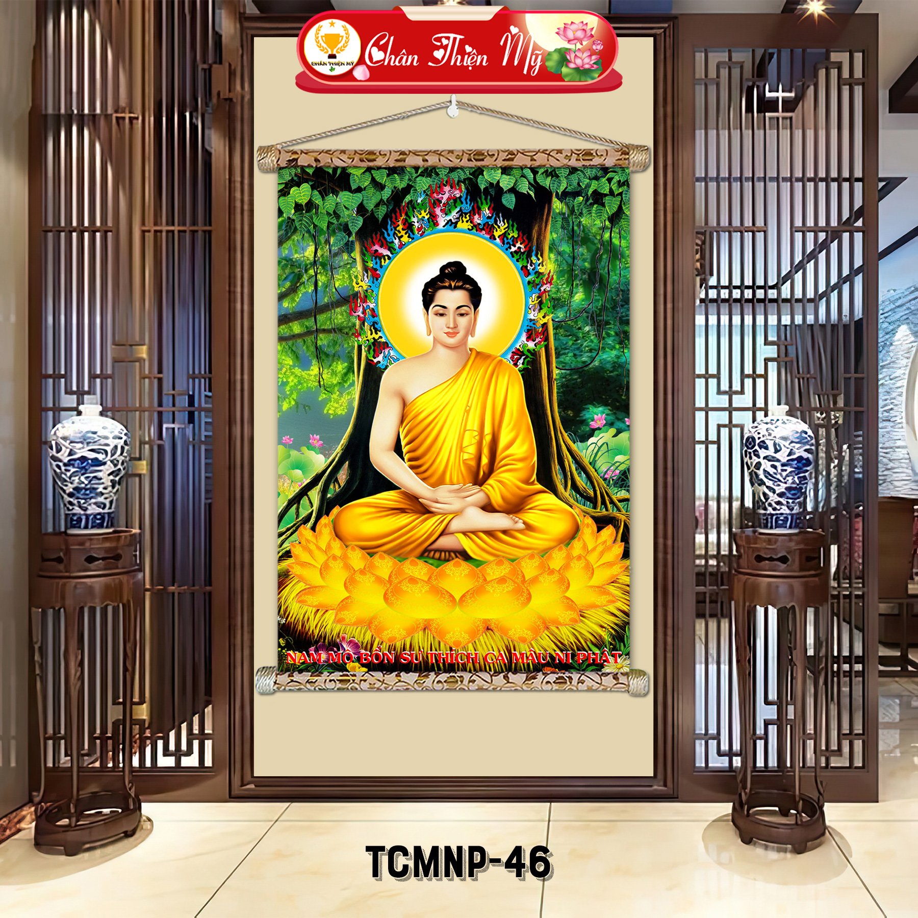 Sakyamuni buddha art wall painting printed in oil ink home decoration cheap