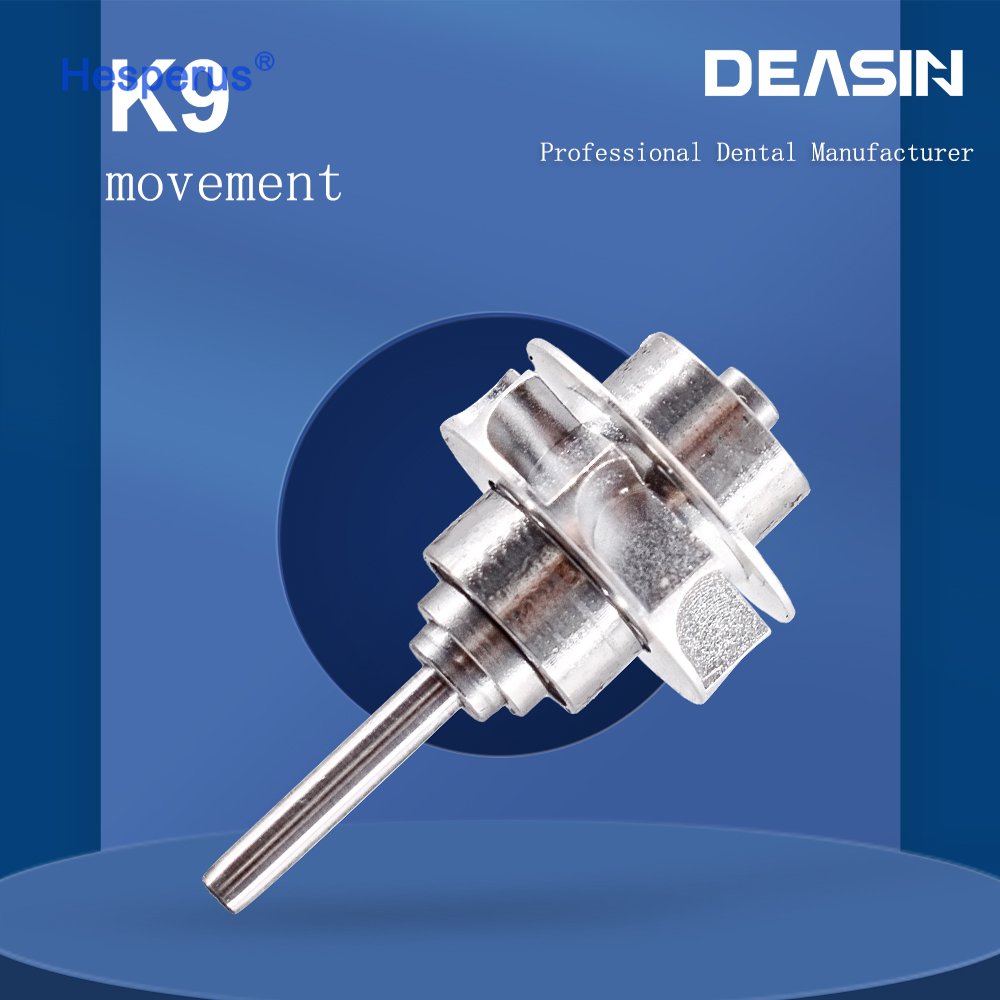 Cheaper Handpiece Spare Parts Dental Cartridge Dentist Rotor Fit to Japanese bearing 9000L Fiber opitc led handpiece
