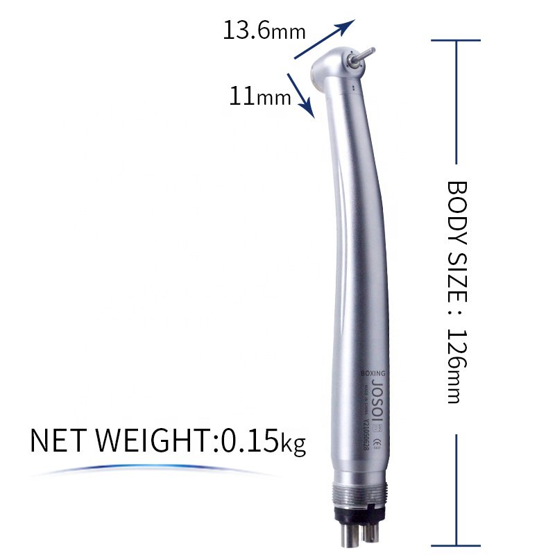 Manufacturer OEM Dental Highspeed Handpiece Dental Handpiece LED JOSOI Dental High And Low Speed Handpiece Factory