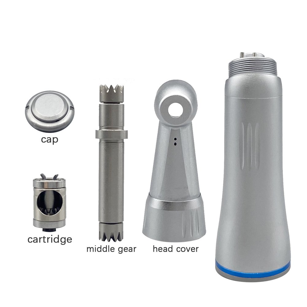 Dental Internal Water Spray Contra Angle Push Button Low Speed Handpiece Air Turbine Compatible E-type Connector Dentistry Tools
