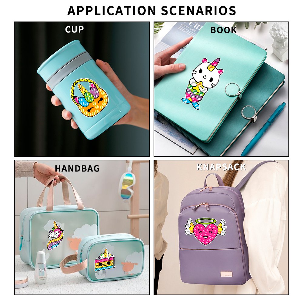 Hot Selling Art Crafts Animal Children 5D Diy Diamond Painting Stickers Kits for Kids