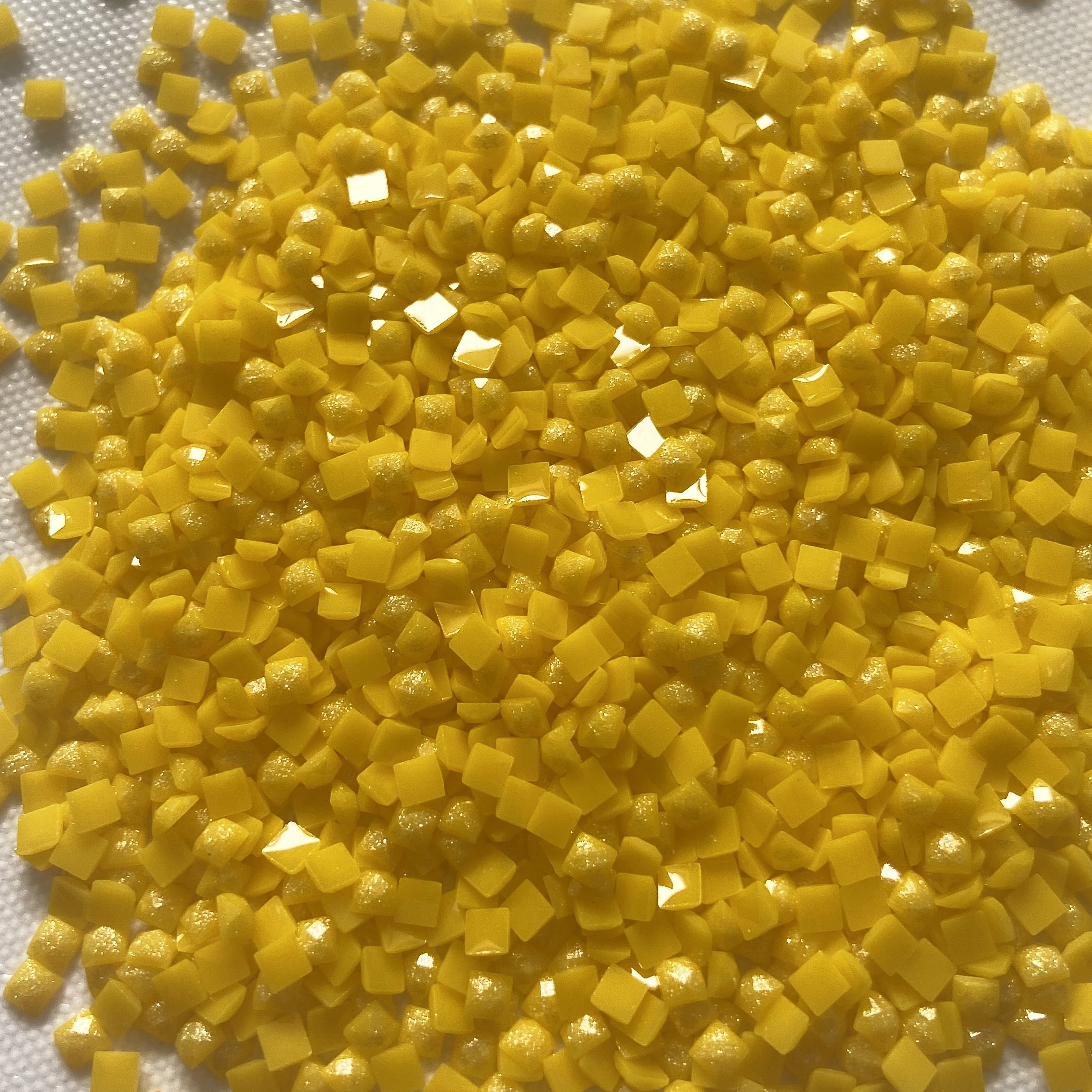 High Quality Resin Drills DMC Round Square Fairy Dust Diamond Painting Glitter Beads