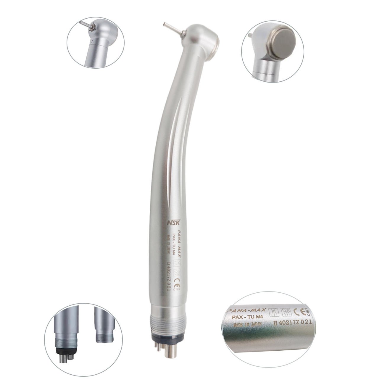 Dental Panamax Set External Low Speed Straight Handpiece Air Motor EX203C Tube Ceramic Cartridge Dental High Speed Turbine Kit