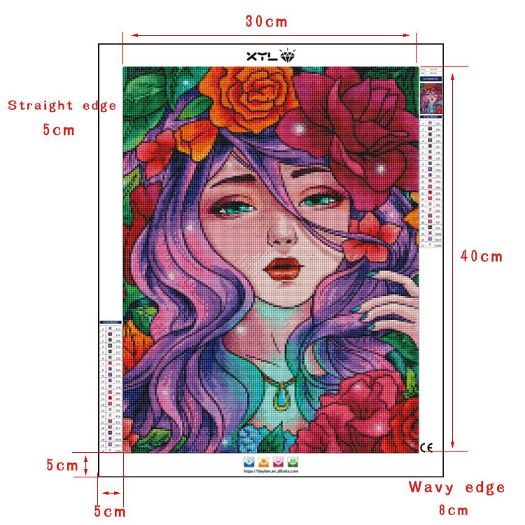 DM-110 5D DIY Custom Diamond Painting Full Square Resin Drill for adults and kids