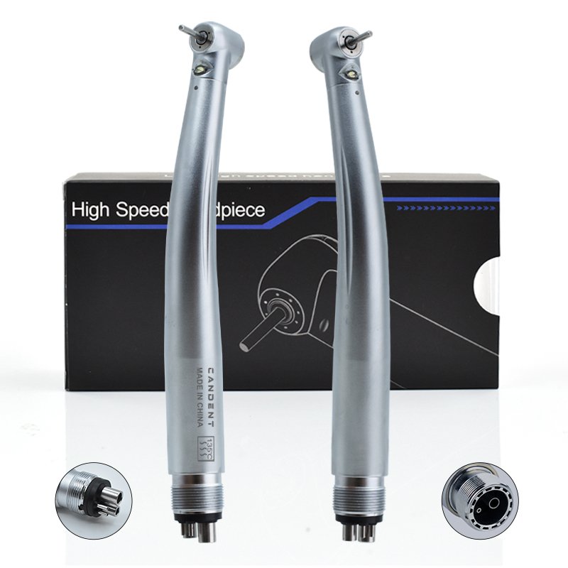 Factory Dental Triple spray High Speed LED Handpiece 4 Hole 2 Hole Push Button E-Generator Air Turbine