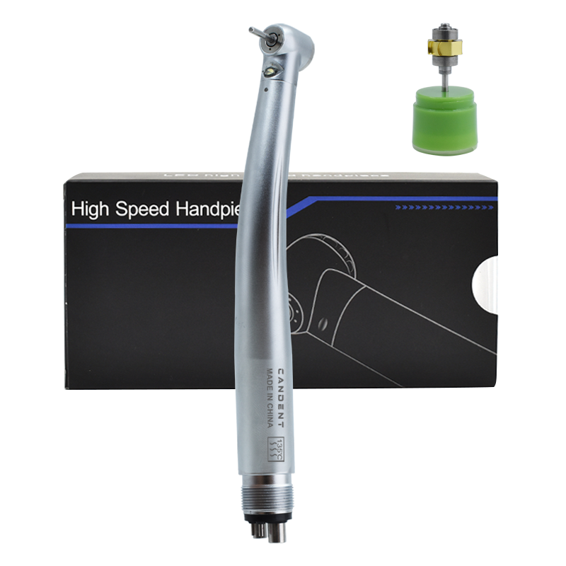 Factory Dental Triple spray High Speed LED Handpiece 4 Hole 2 Hole Push Button E-Generator Air Turbine