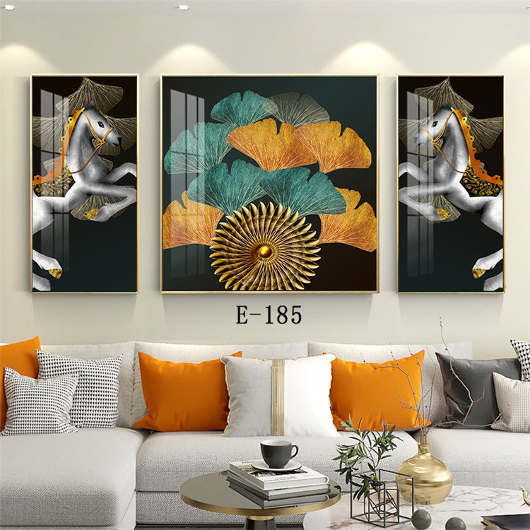 Black abstract art wall mural luxurious high-definition digital printing home bedroom living room decoration frame