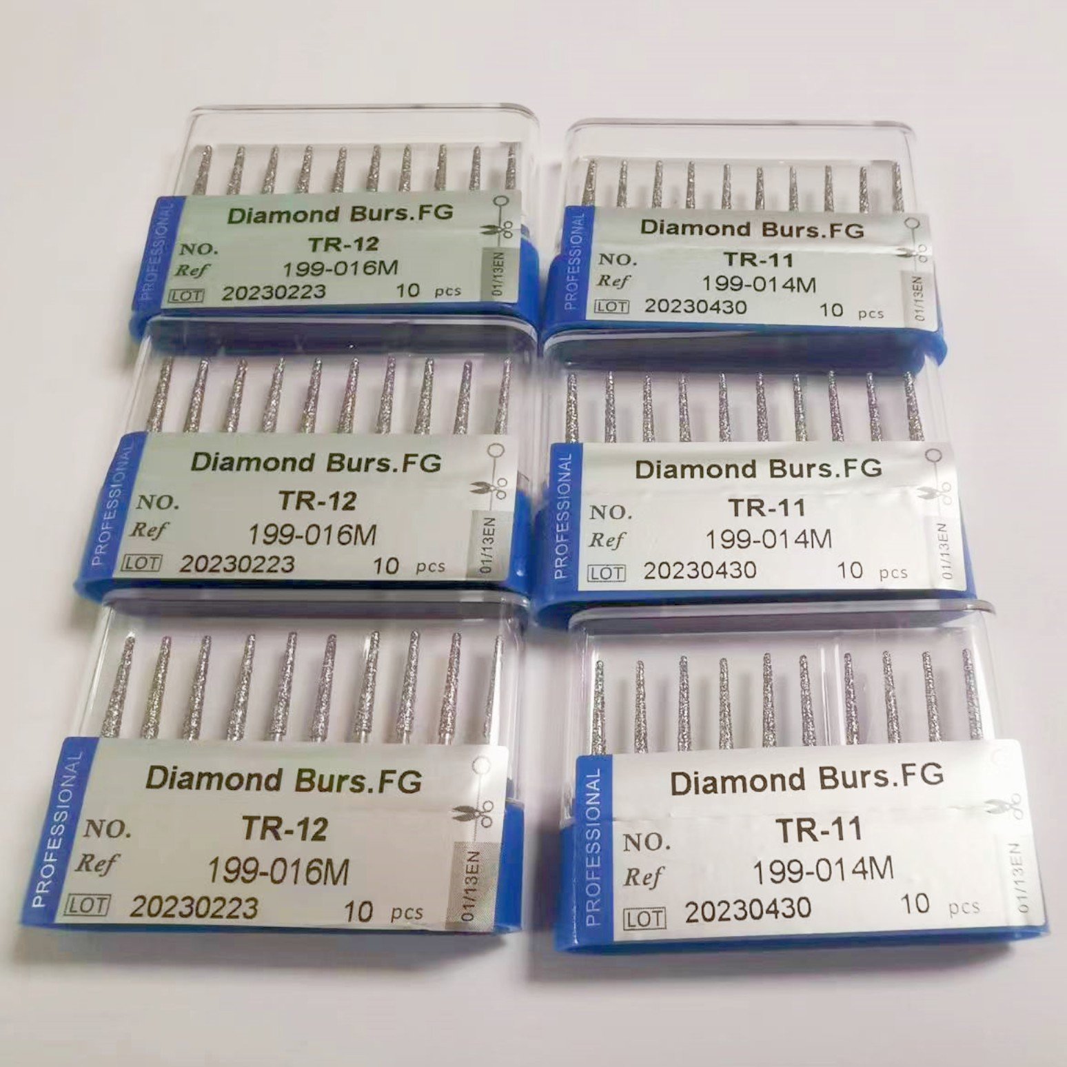 Multi Use Precise Dental Diamond Burs FG Teeth Polishing Kit High Speed Handpiece Tip Diamond Bur