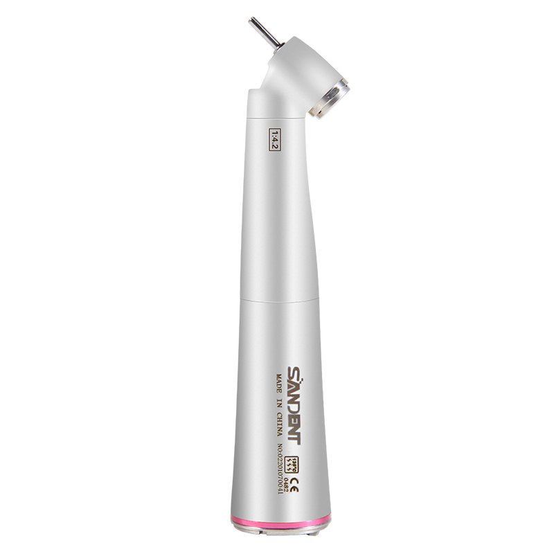 Push Button 4 water spray NS K 45 degree electric contra angle fiber optic 1:4.2 Low Speed dental handpiece
