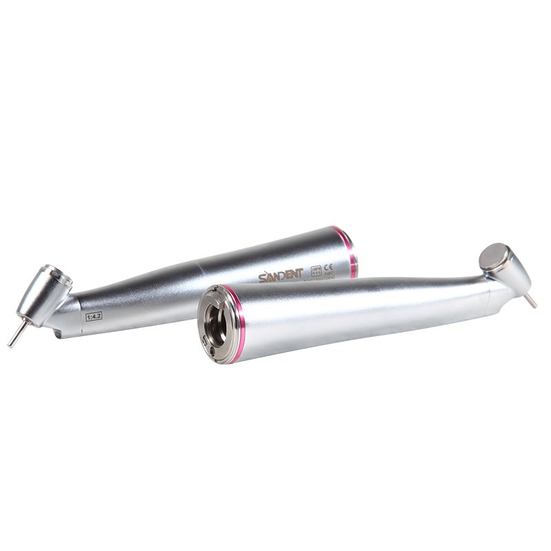 Push Button 4 water spray NS K 45 degree electric contra angle fiber optic 1:4.2 Low Speed dental handpiece