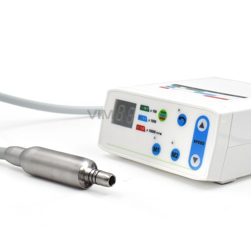 LED Dental Electric Micromotor Brushless Micro Motor Work With Increasing/Slow Speed Handpiece Optical Contra Angle