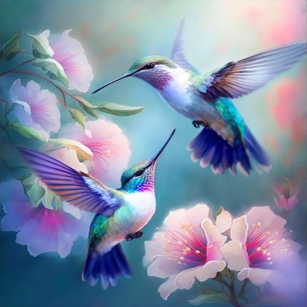 Fashion Peak Bird Diamond Painting Natural Landscape Diamond Painting Colorful Flower Bird Diamond Painting and wall arts