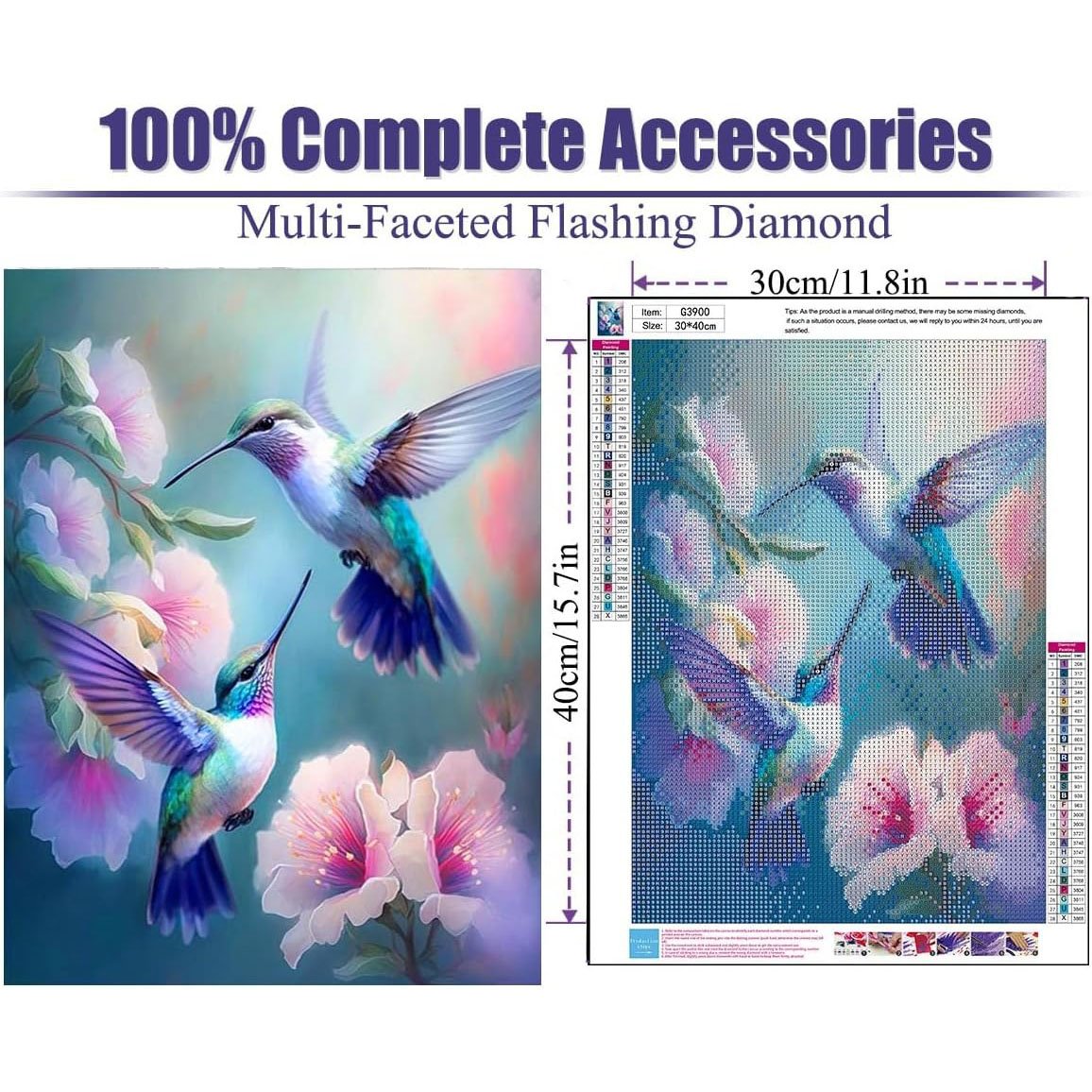 Fashion Peak Bird Diamond Painting Natural Landscape Diamond Painting Colorful Flower Bird Diamond Painting and wall arts