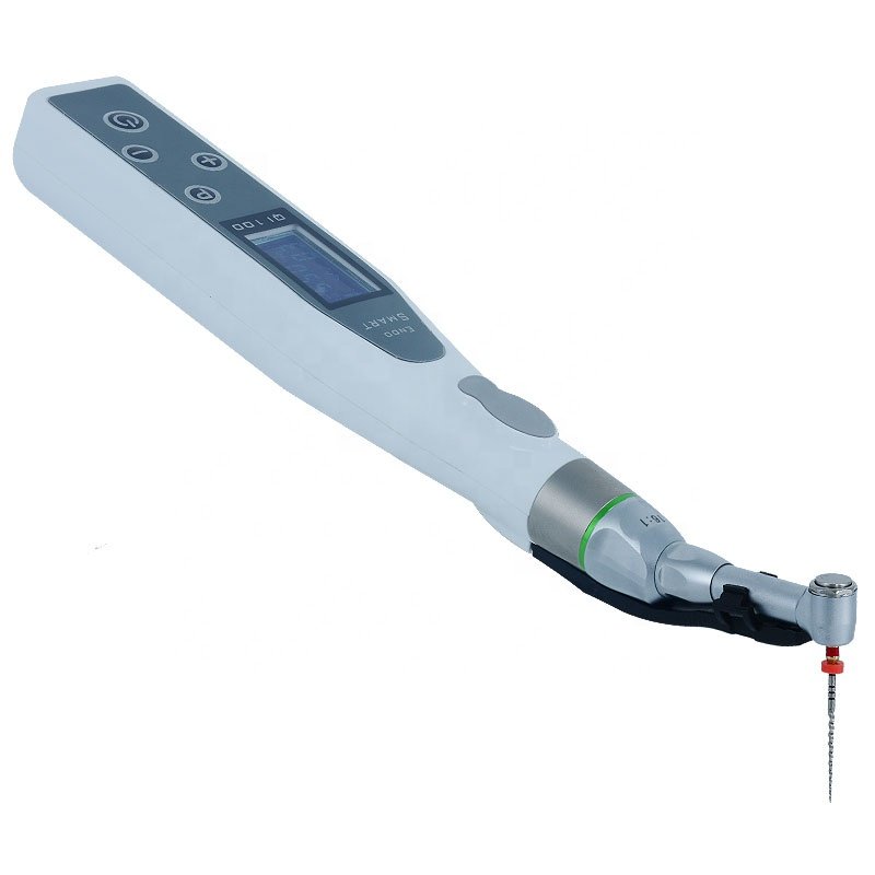 Dental LED endo motor with contra angle endodontic treatment handpiece with reciprocating function
