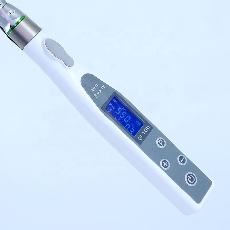 Dental LED endo motor with contra angle endodontic treatment handpiece with reciprocating function