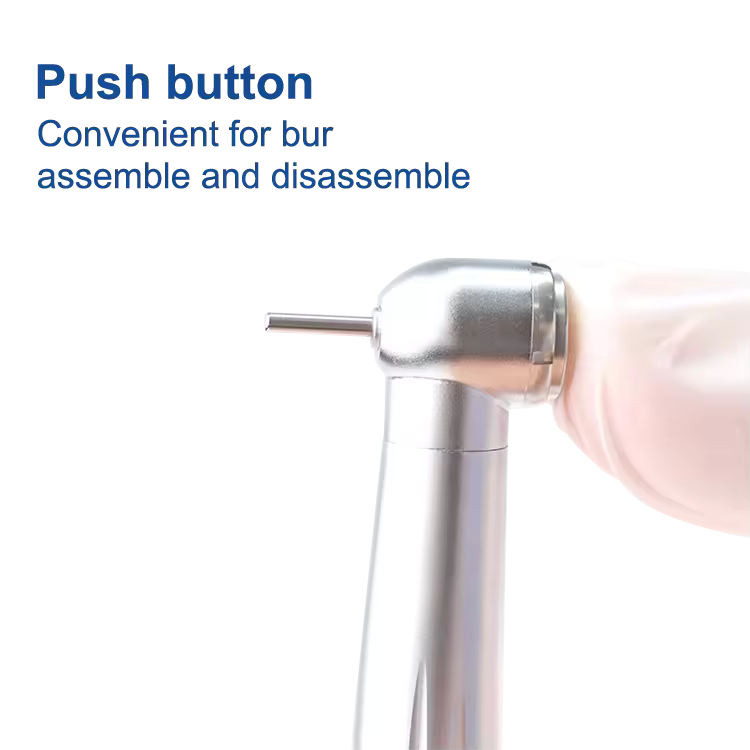 New Design Shadowless High-speed Dental Handpiece Construction Turbine Electric Power Source with Steel Metal Ce Push Botton