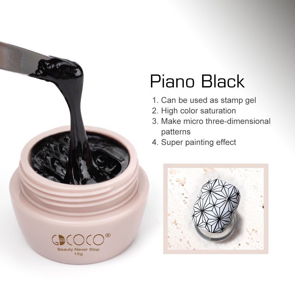 OEM/ODM UV Gel Extension Nail Art Painting Thick Base Coat Topcoat Diamond Sticky 3D Stereo Carve Varnish Gypsum Gel