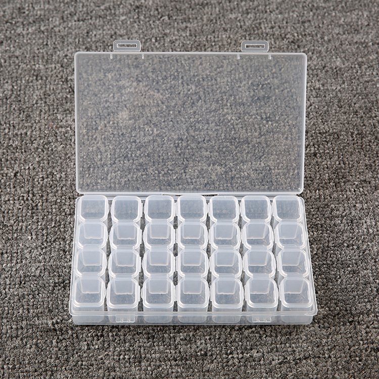 28 56 Grids Diamond Painting Beads Bottles Diamond Painting Storage Box Diamond Painting Storage Case Container