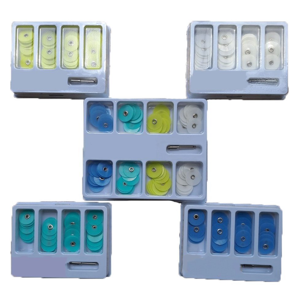 Disposable Dental Composite Polishing Discs Russian Polisher Discs Dia14mm 40pcs/box Dental Material for Low Speed Handpiece