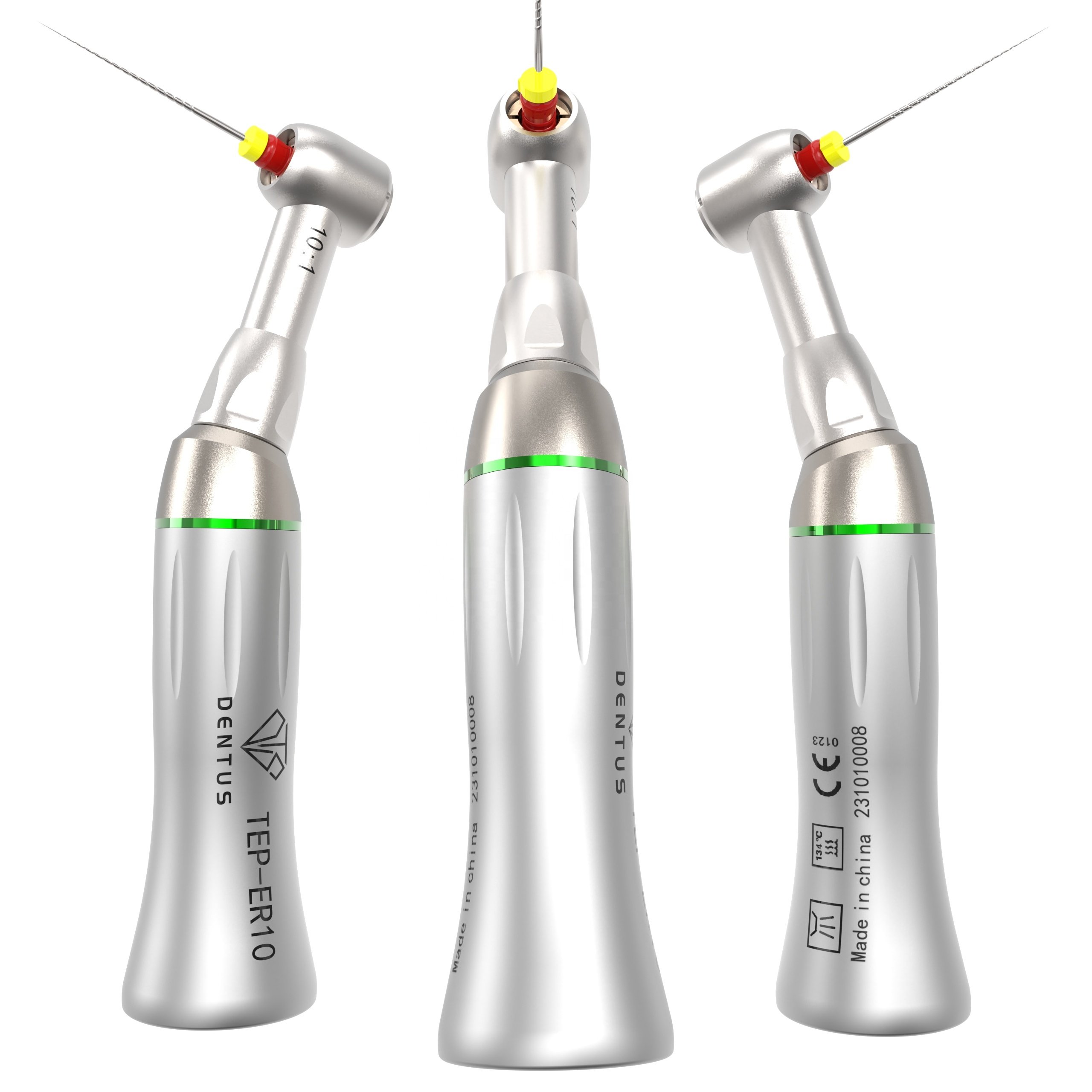 10:1 TEP-ER10 Reduction Endodontic Dental Handpiece hand files & Engine File 60 Twist Contra Angle Low Speed