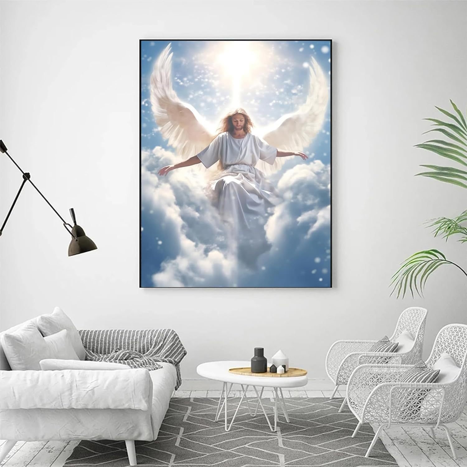 Dream Angel 5D Diamond Painting Art Craft 40*40cm DIY Wall Decoration Classic Picture Frame Thanksgiving Mother's Day Father's