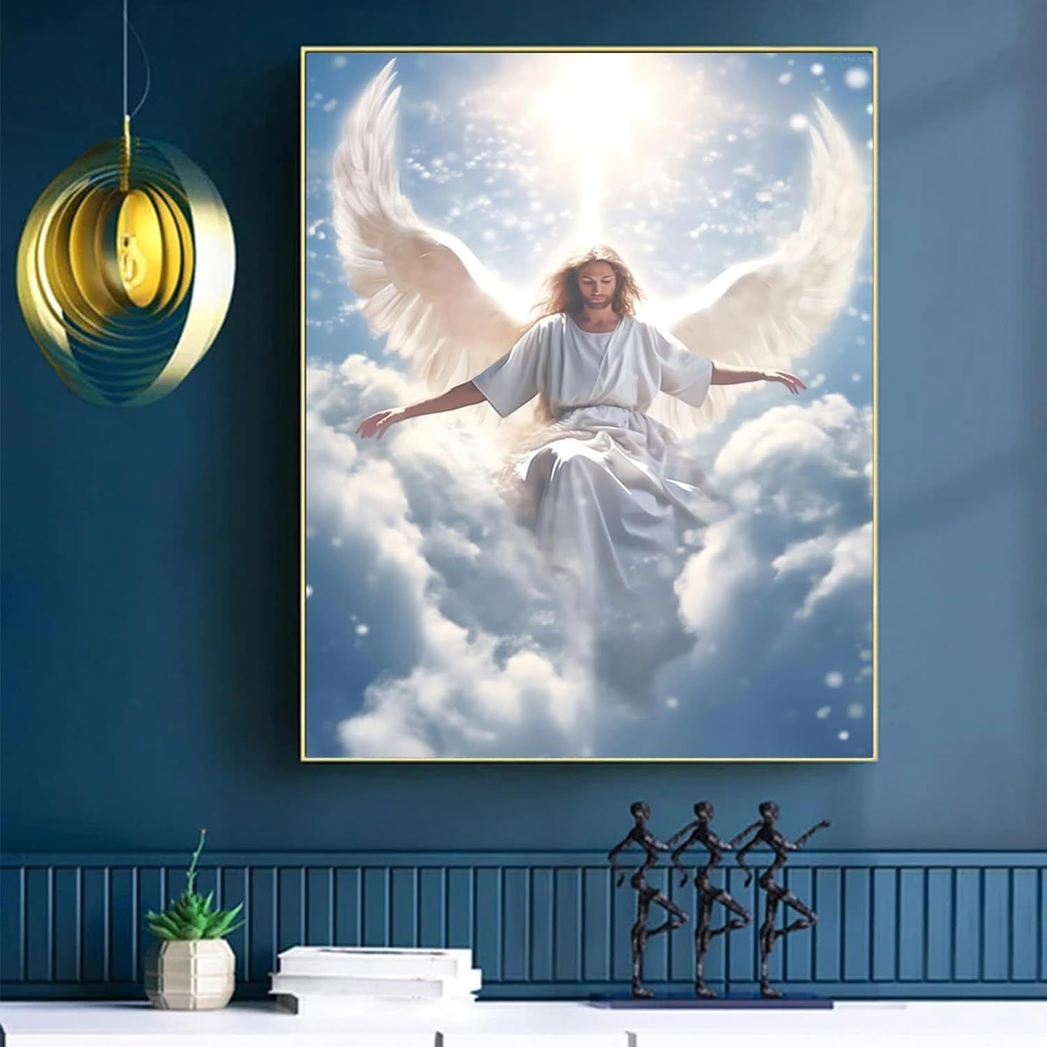 Dream Angel 5D Diamond Painting Art Craft 40*40cm DIY Wall Decoration Classic Picture Frame Thanksgiving Mother's Day Father's