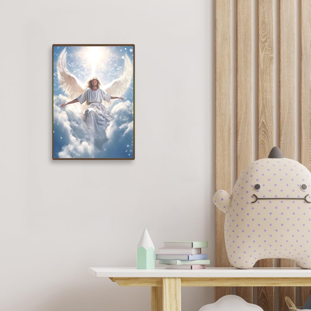 Dream Angel 5D Diamond Painting Art Craft 40*40cm DIY Wall Decoration Classic Picture Frame Thanksgiving Mother's Day Father's