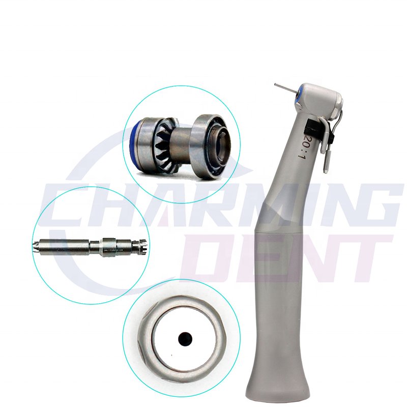 Oral surgery dental 20:1 contra angle low speed implant handpiece / Surgical motor implantology handpiece
