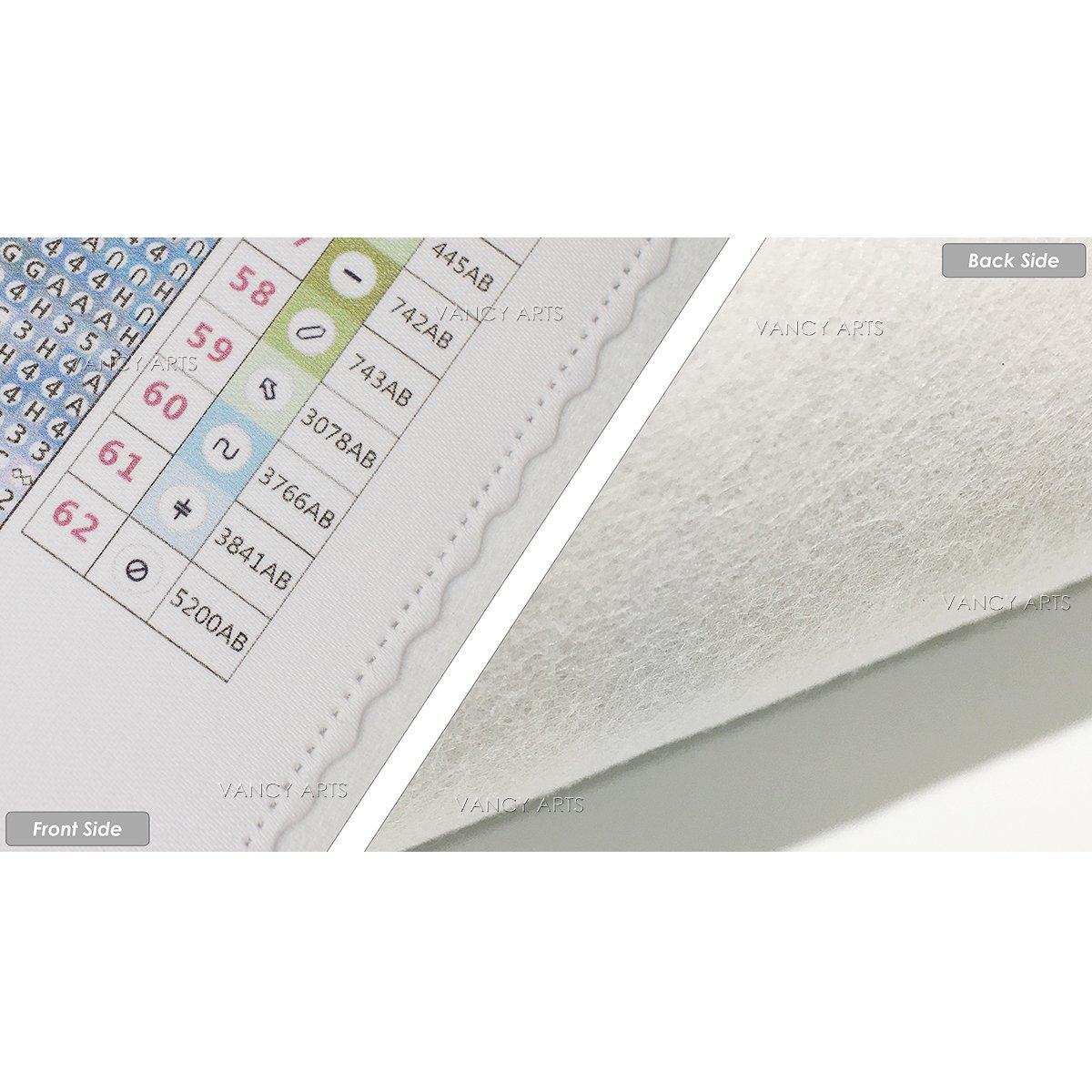 Merry Christmas RESIN Square 53 Colors Including 5 AB DMC Short Lint Wavy Edge DIY Painting Of A Diamond Painting Christmas