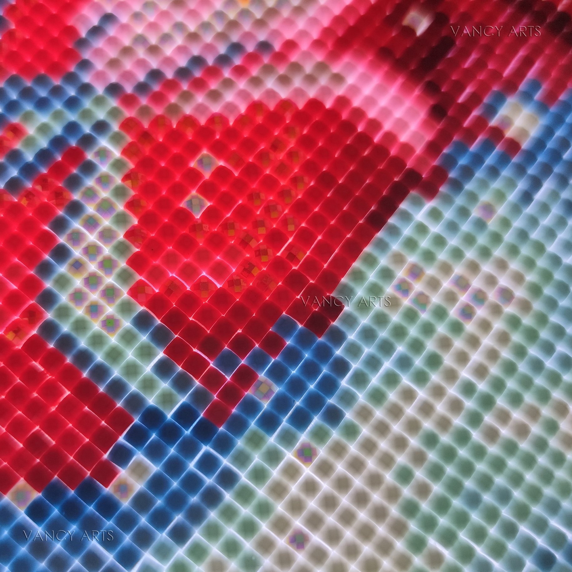 Merry Christmas RESIN Square 53 Colors Including 5 AB DMC Short Lint Wavy Edge DIY Painting Of A Diamond Painting Christmas