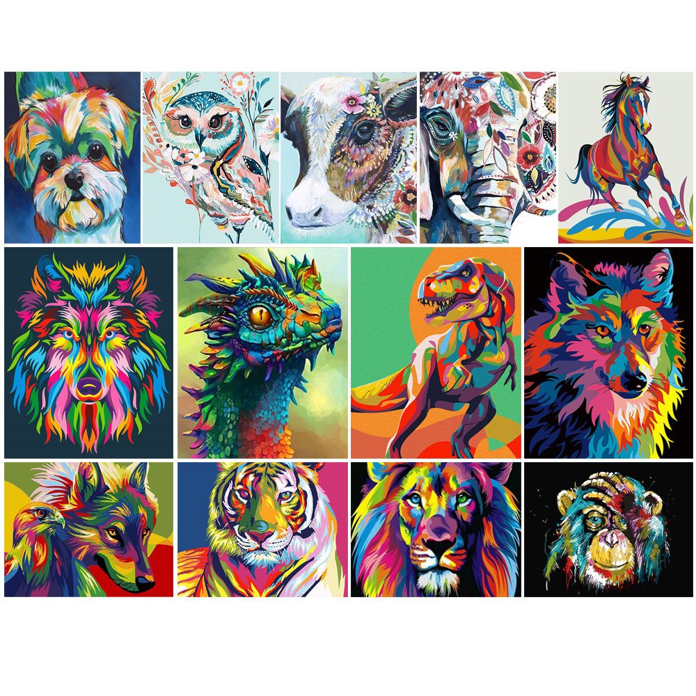 Diamond Painting Wall Decor Diy Animal Crystal Diamond Painting Wolf Design 40*50cm Diamond Dot Painting