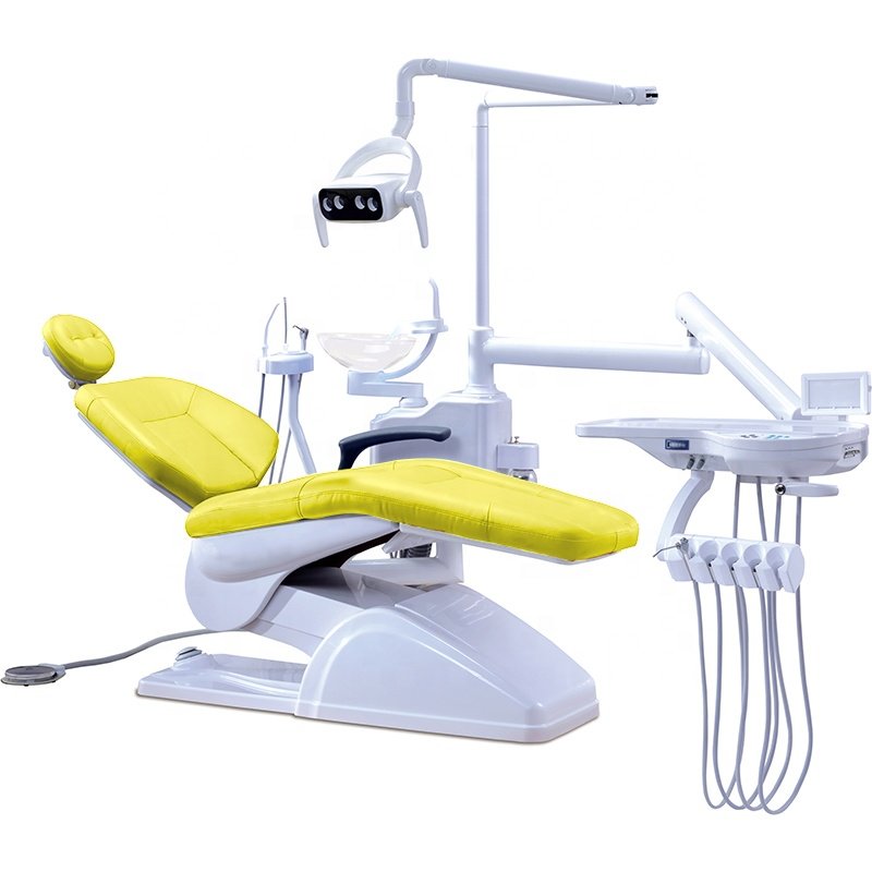 High Quality Electric Portable Dental unit Chair hospital clinic handpiece dental chair with air compressor