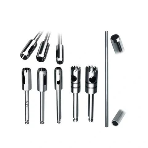 New Dental Implant Tissue Punch Stainless Steel Surgical Instrument Autoclavable Planting Trephine Bur for Low Speed Handpiece