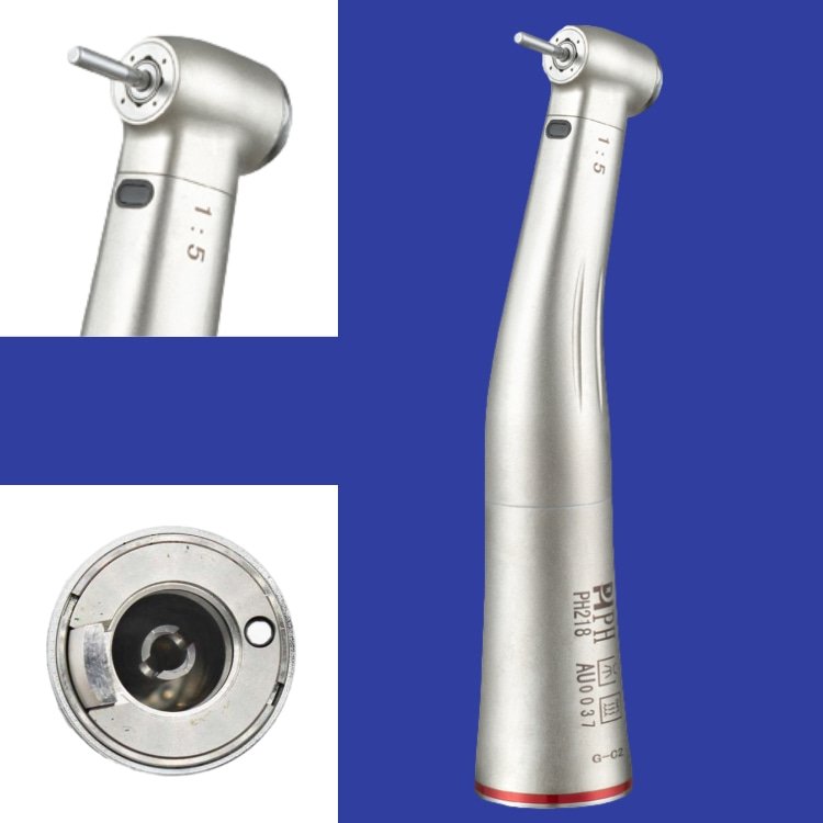 High-Speed 1:5 Dental Handpiece LED Fiber Optic Electric Micro Motor Durable Metal Steel Turbine Power Source Material